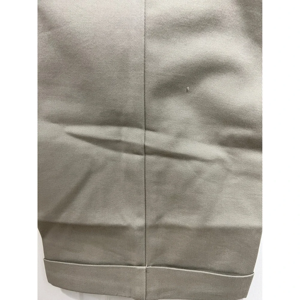 Dockers Comfort Khaki Mens 36x34 Tan Relaxed Fit Pleated Stretch Chino Pants D13